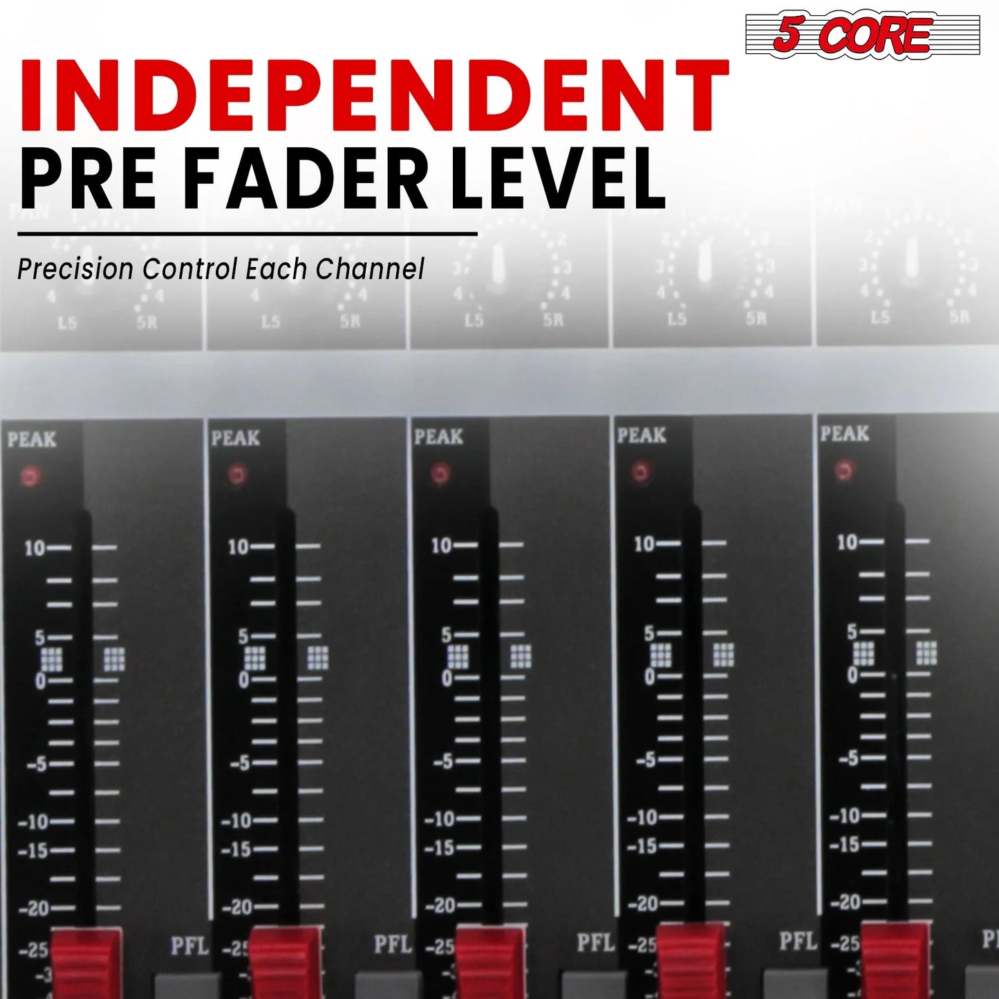 Audio Mixer 12 Channel DJ Equipment with Bluetooth USB Sound Board Console