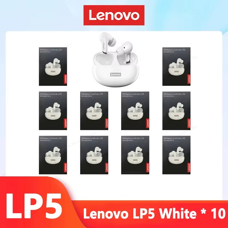 100% Original LP5 Wireless Bluetooth Earbuds Hifi Music Earphone with Mic Headphones Sports Waterproof Headset 2022 New