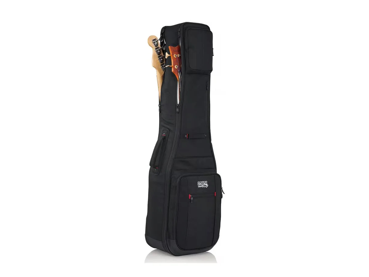 Cases Pro-Go Deluxe Double Electric Bass Guitar Gig Bag