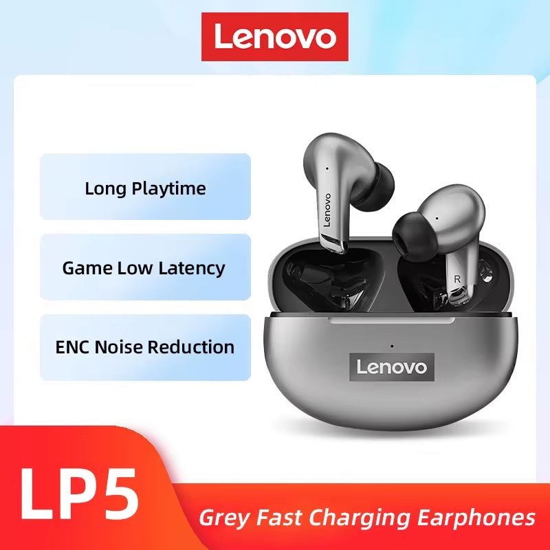 100% Original LP5 Wireless Bluetooth Earbuds Hifi Music Earphone with Mic Headphones Sports Waterproof Headset 2022 New
