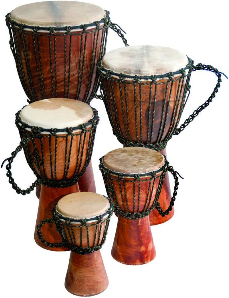 Djembe Beginner Plain, 24" Tall, 9-10.5" Head