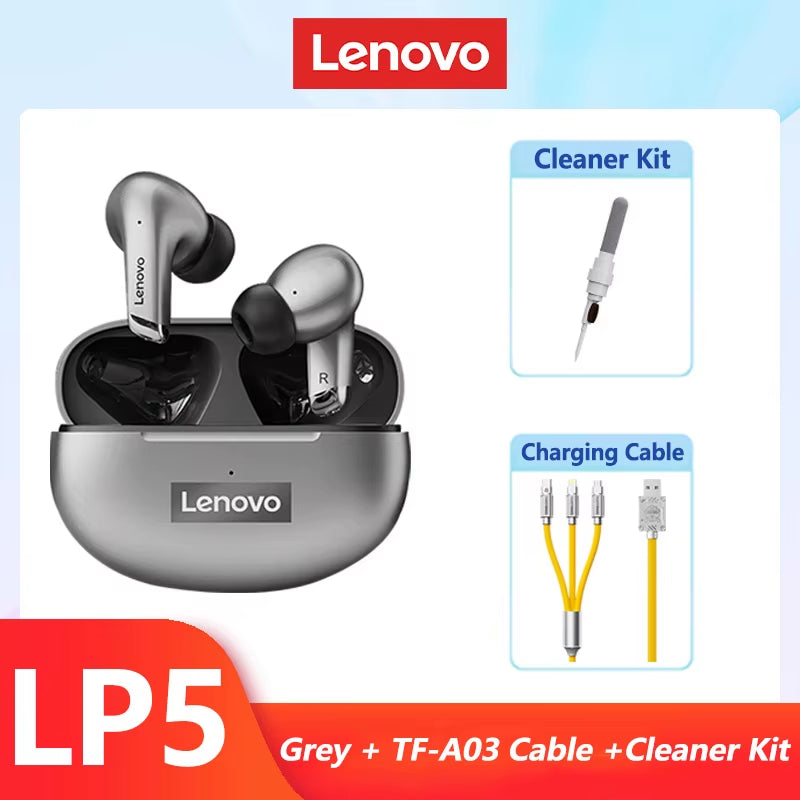 100% Original LP5 Wireless Bluetooth Earbuds Hifi Music Earphone with Mic Headphones Sports Waterproof Headset 2022 New