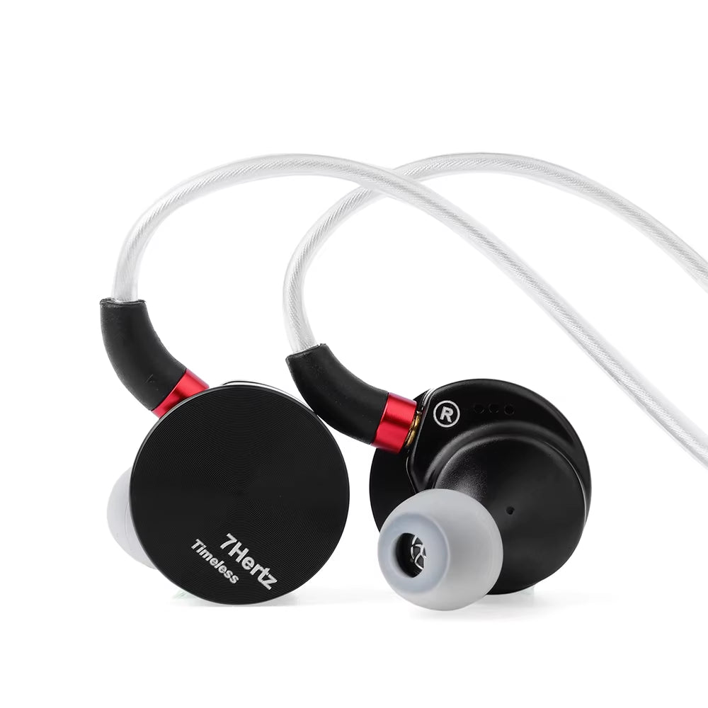 Pre-Order 7HZ Timeless 14.2Mm Planar Hifi in Ear Earphone with CNC Aluminum Shell Detachable MMCX Cable Wired Music Headphone
