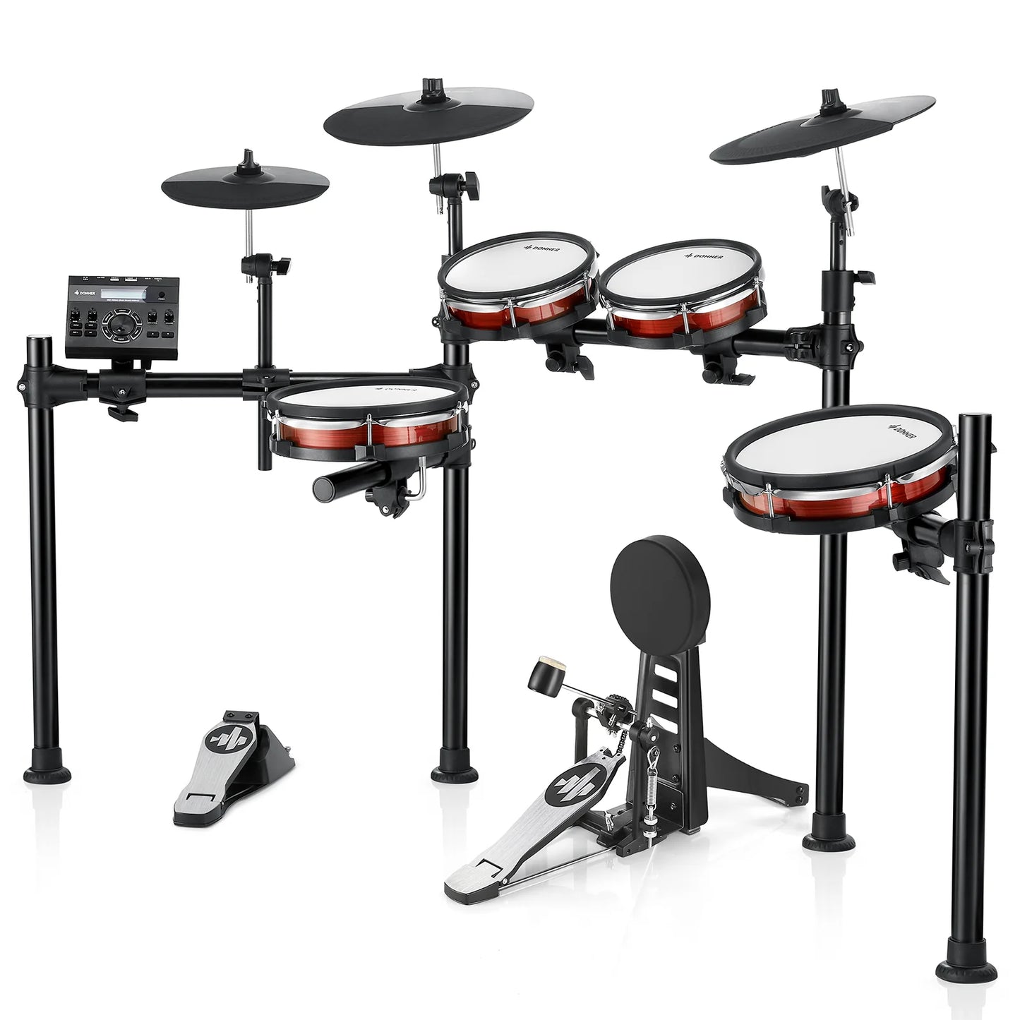 DED-200 MAX Electronic Drum Set 5-Drum 3-Cymbal with Drum Throne/Headphone