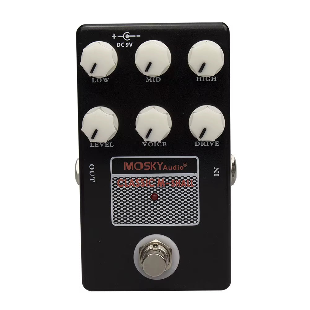 Mosky Guitar Pedal Overdrive Distortion Booster Delay Fuzz Effect Pedal Power Supply Cabinet Simulation Guitar Accessories