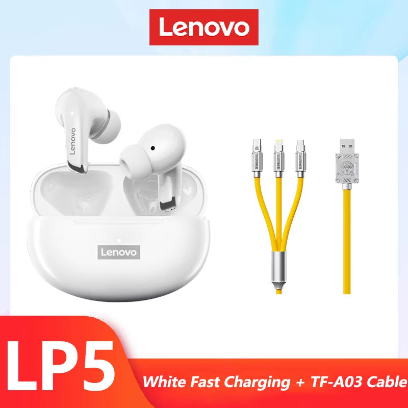 100% Original LP5 Wireless Bluetooth Earbuds Hifi Music Earphone with Mic Headphones Sports Waterproof Headset 2022 New