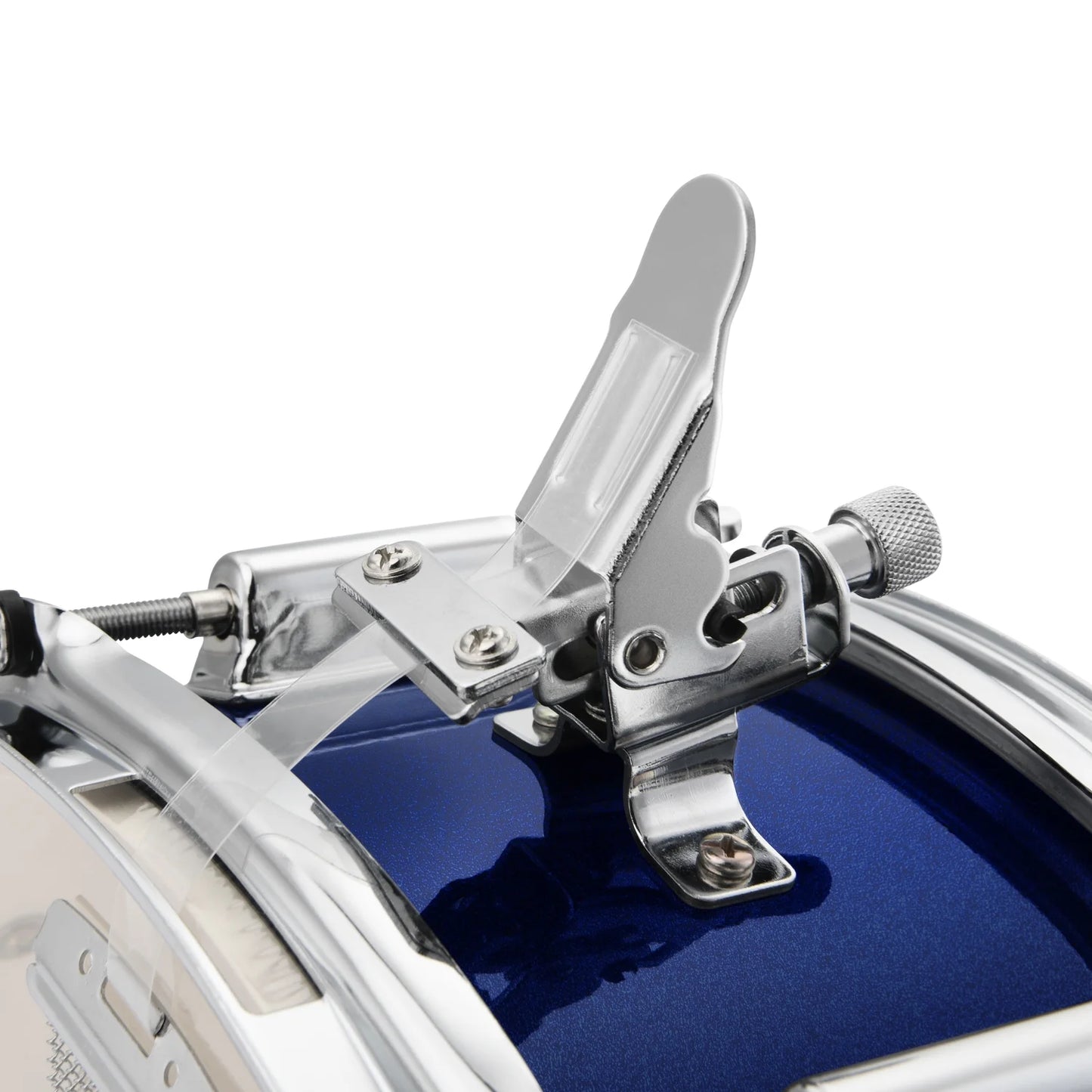 22" 5Pcs Adult Size Drum Set for Beginner Starter Complete Percussion Instrument with Throne, Pedal, Drumsticks, Metallic Blue