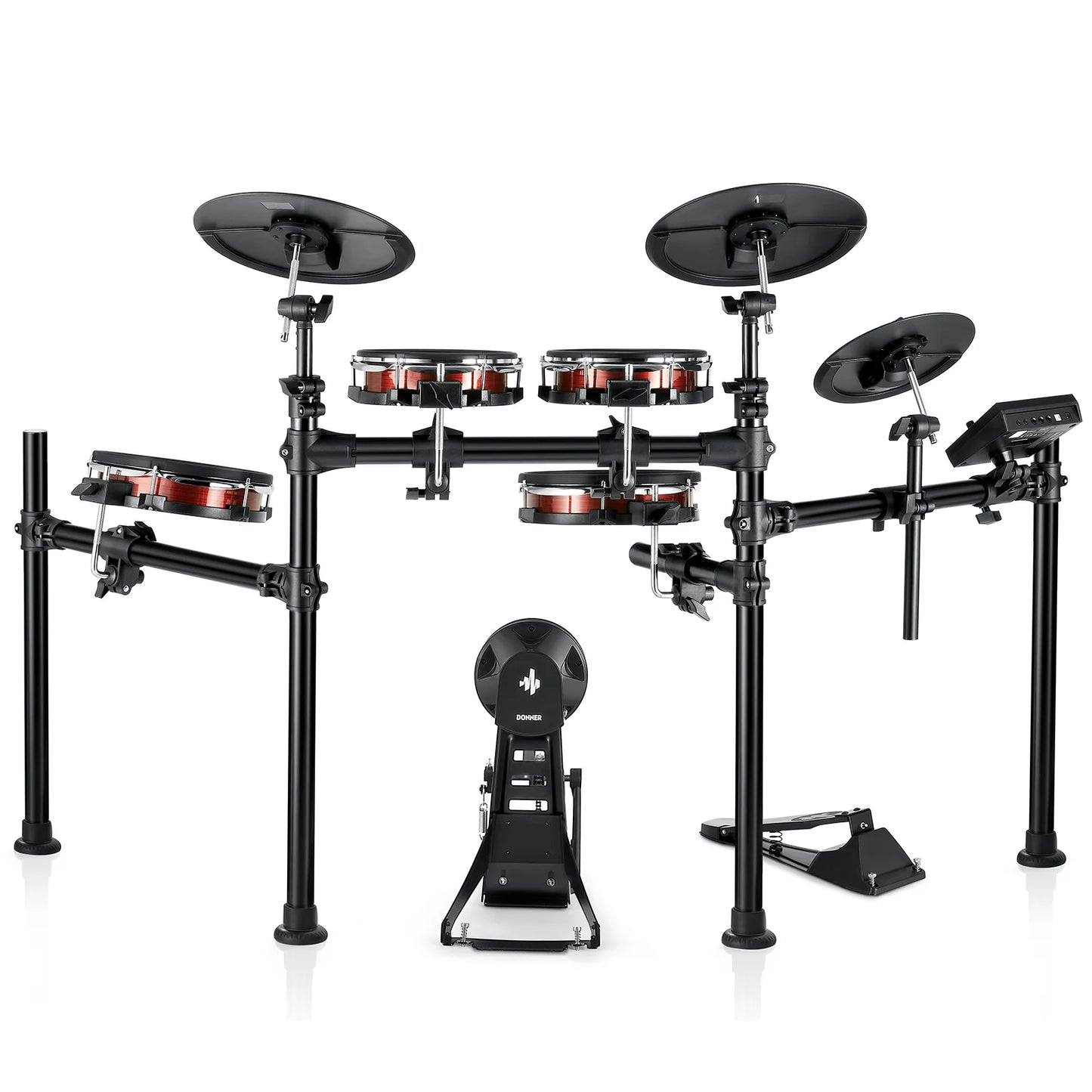 DED-200 MAX Electronic Drum Set 5-Drum 3-Cymbal with Drum Throne/Headphone