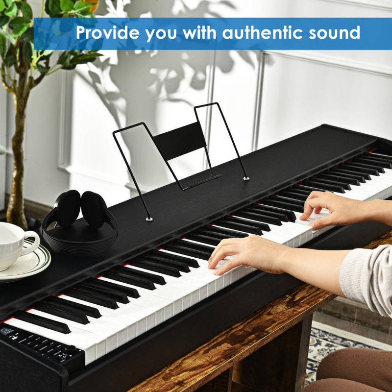88-Key Full Size Digital Piano Weighted Keyboard with Sustain Pedal