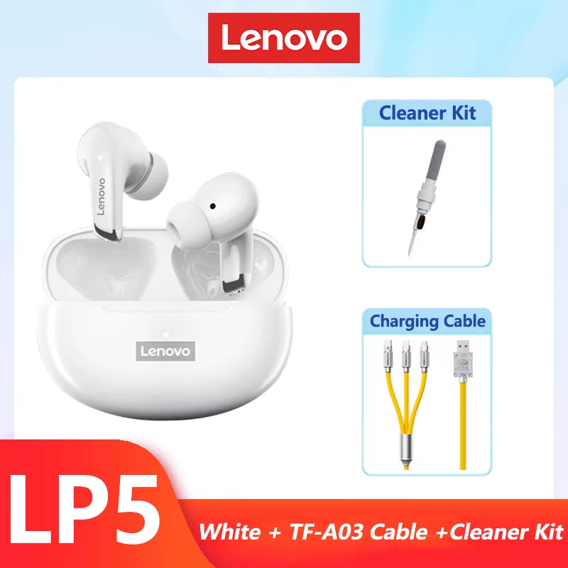 100% Original LP5 Wireless Bluetooth Earbuds Hifi Music Earphone with Mic Headphones Sports Waterproof Headset 2022 New