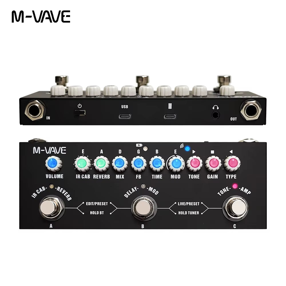 Cube Baby for Electric Guitar/Bass/Acoustic Guitar,Dig Series Reverb Delay Effect Pedal True Bypass Pedal