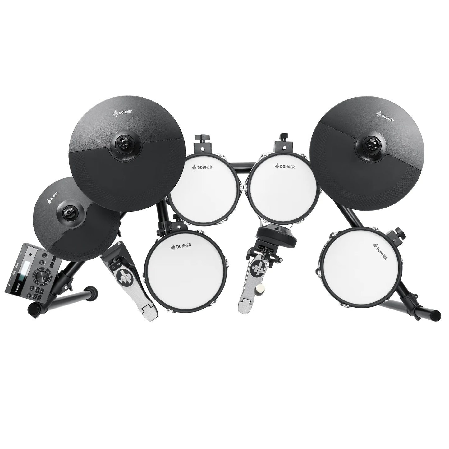 DED-200 MAX Electronic Drum Set 5-Drum 3-Cymbal with Drum Throne/Headphone