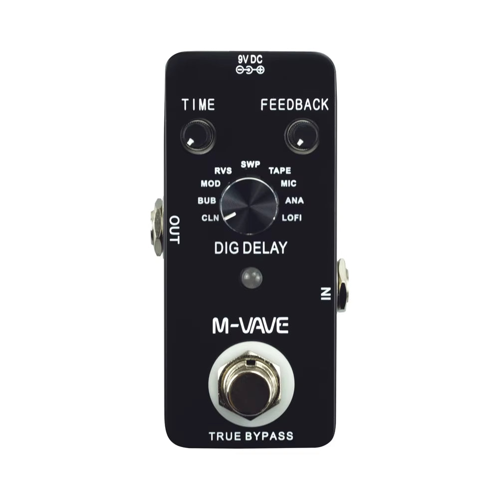 Cube Baby for Electric Guitar/Bass/Acoustic Guitar,Dig Series Reverb Delay Effect Pedal True Bypass Pedal