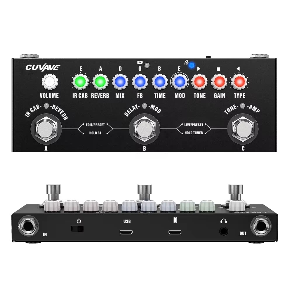 Cube Baby for Electric Guitar/Bass/Acoustic Guitar,Dig Series Reverb Delay Effect Pedal True Bypass Pedal