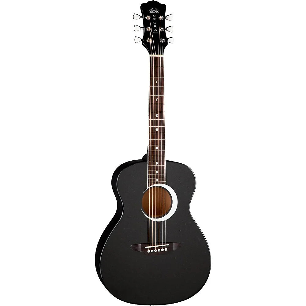 Aurora Borealis 3/4 Acoustic Guitar, Black
