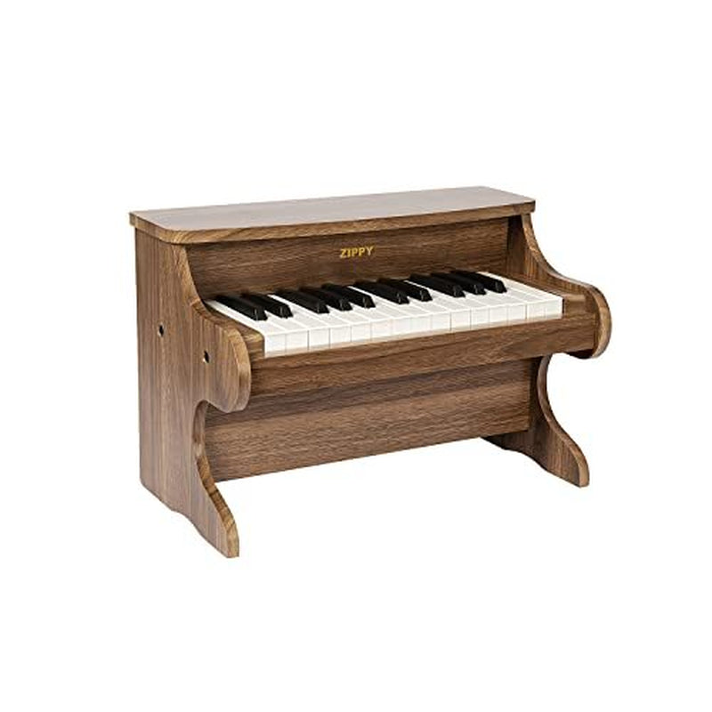 Kids Piano Keyboard, 25 Keys Digital Piano for Kids, Mini Music Walnut