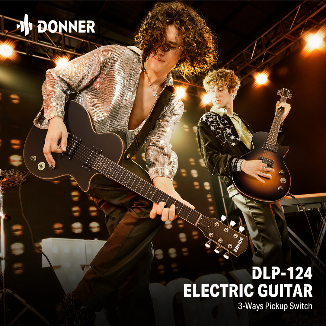 ๐ธ Donner DLP-124 Electric Guitar Classic Humbucker H-H Pickups with Gig Bag