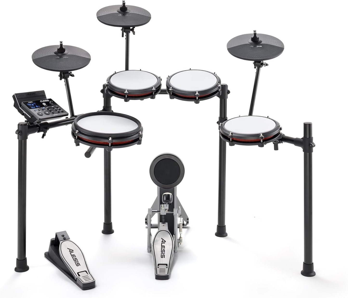Alesis Nitro Max Electric Drum Kit – Mesh Pads, USB MIDI, 440+ Sounds, Bluetooth