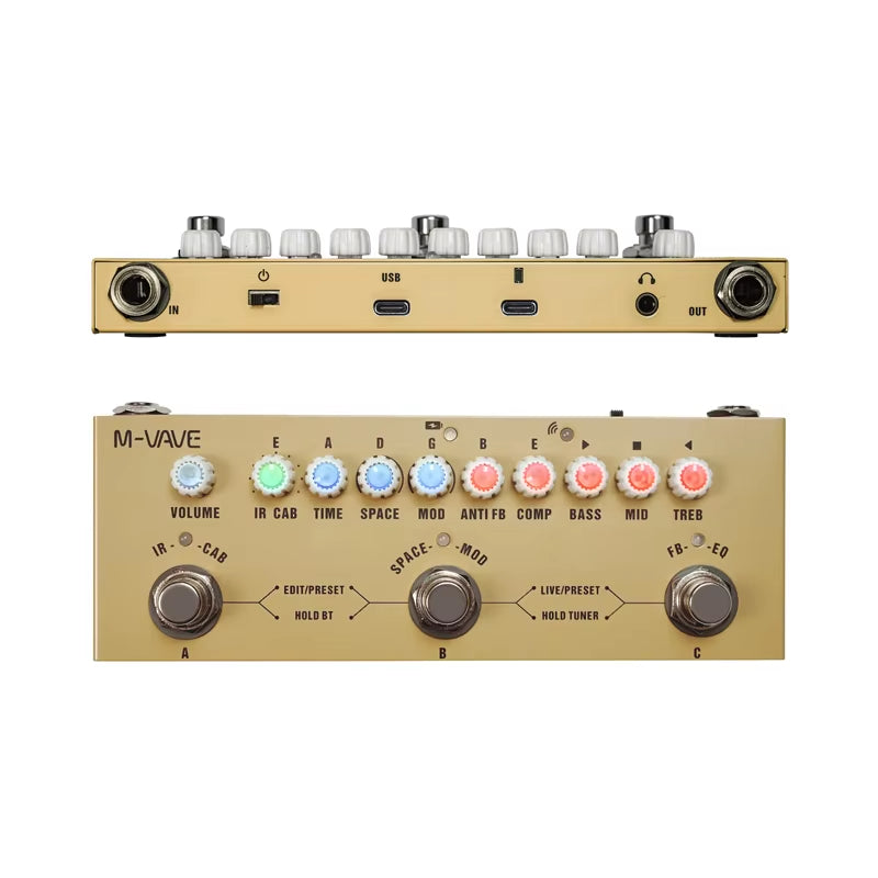 Cube Baby for Electric Guitar/Bass/Acoustic Guitar,Dig Series Reverb Delay Effect Pedal True Bypass Pedal