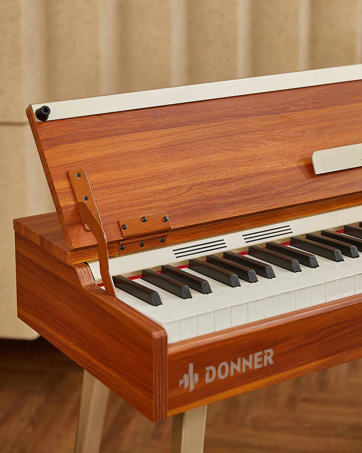 DDP-80 plus 88 Key Weighted Wooden Upright Digital Piano with Semi-Open Cover