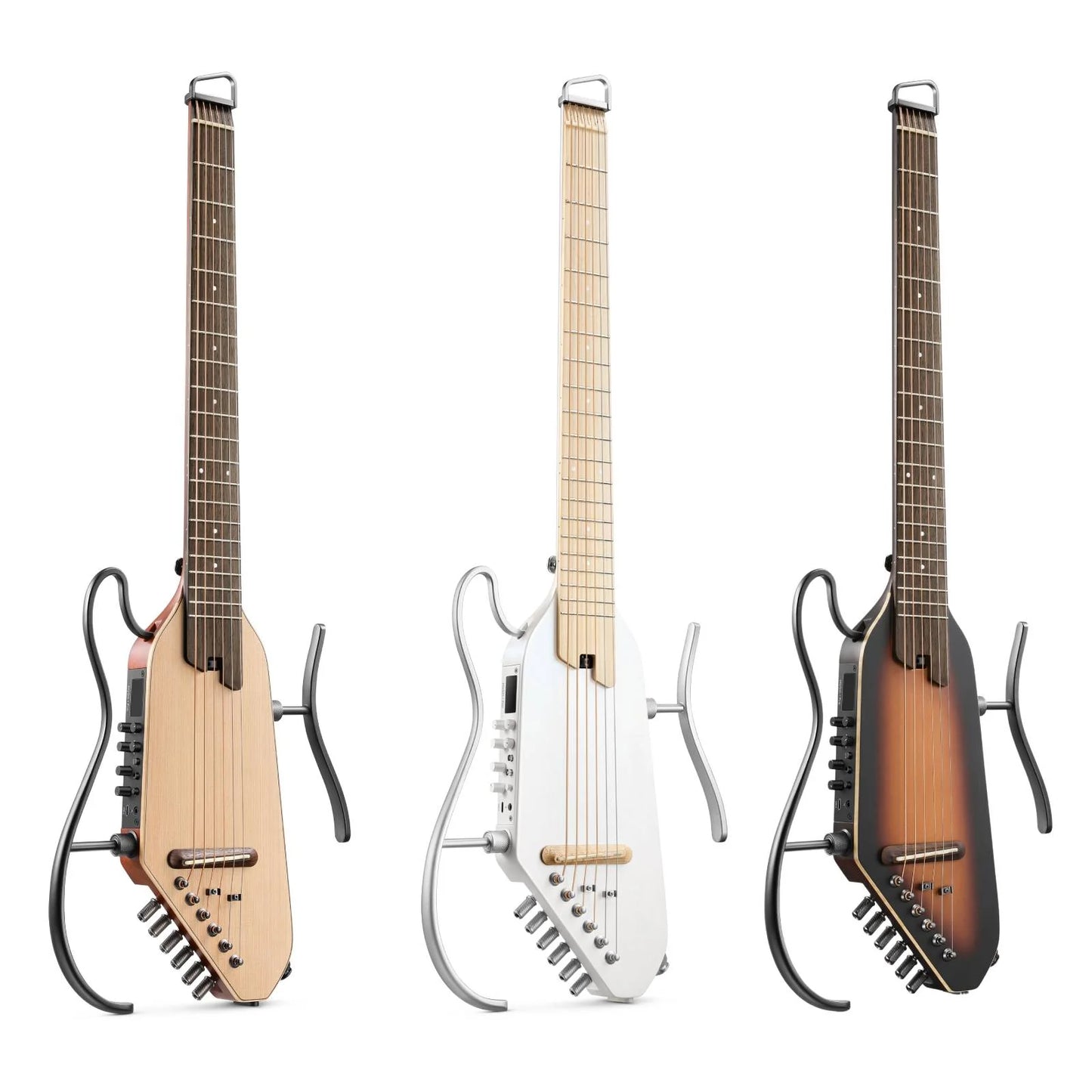 HUSH™ I PRO Acoustic-Electric Travel Guitar Kit with Sound Effects