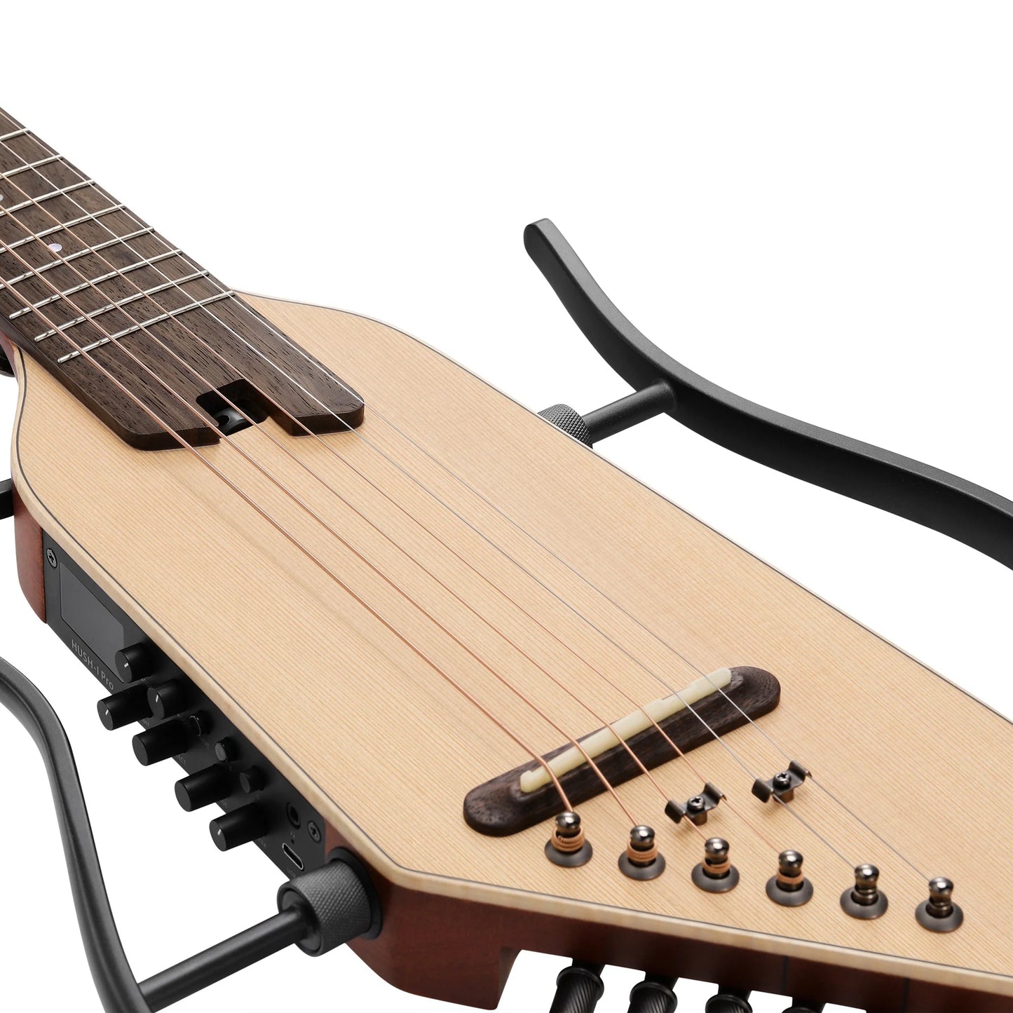 HUSH™ I PRO Acoustic-Electric Travel Guitar Kit with Sound Effects
