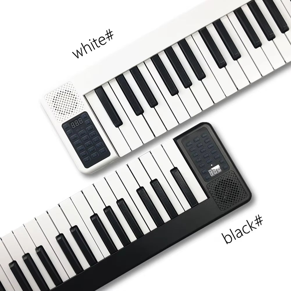 88-Keys Foldable Piano Multifunctional Digital Piano Portable Electronic Piano Keyboard Piano for Student Musical Instrument