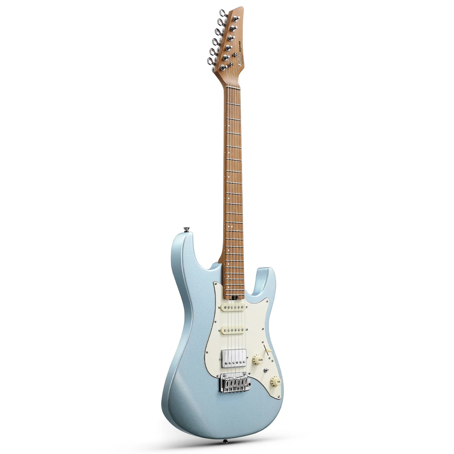 DST-550 39-Inch ST Electric Guitar HSS Pickup Solid Double-Cut Poplar Body