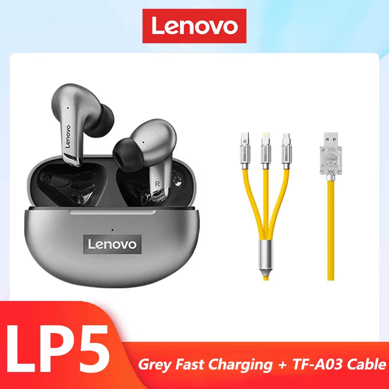 100% Original LP5 Wireless Bluetooth Earbuds Hifi Music Earphone with Mic Headphones Sports Waterproof Headset 2022 New
