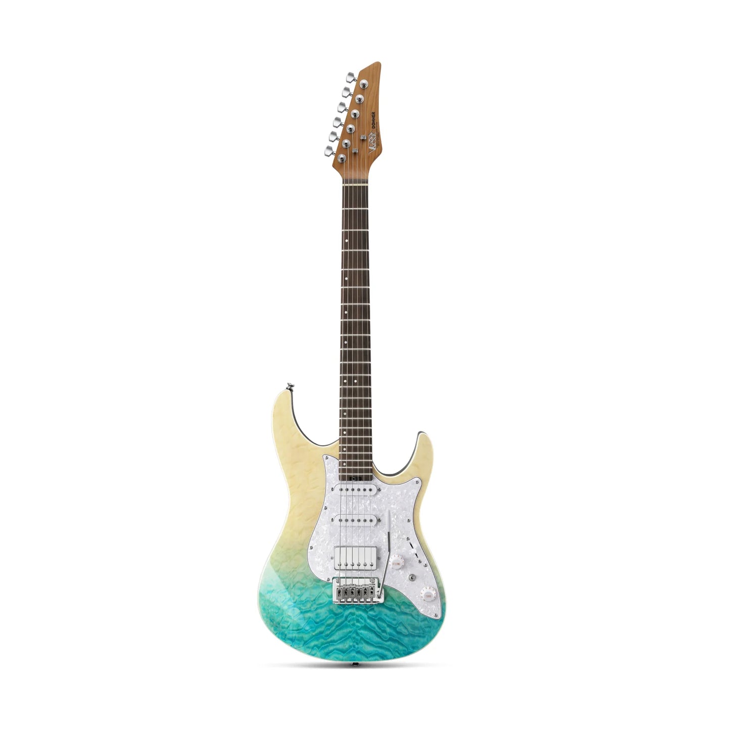 DST-550 39-Inch ST Electric Guitar HSS Pickup Solid Double-Cut Poplar Body