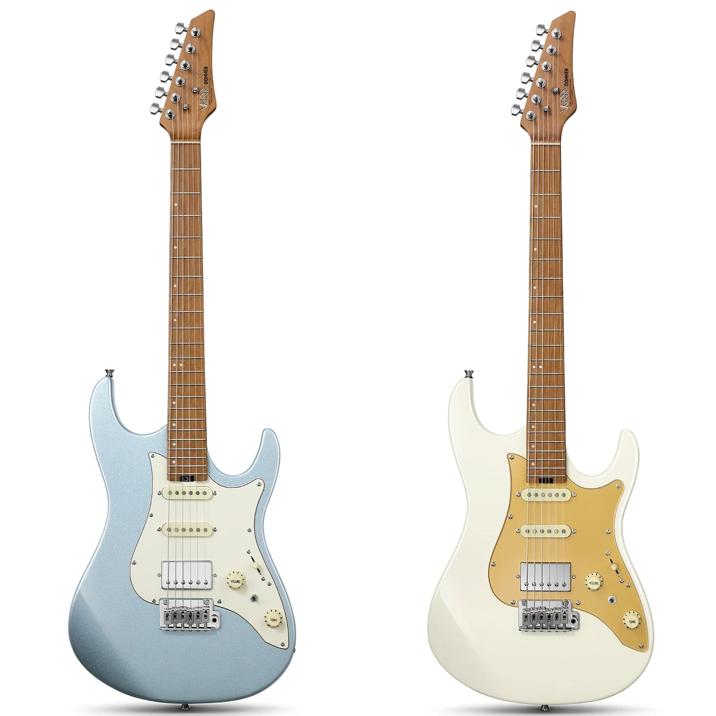 DST-550 39-Inch ST Electric Guitar HSS Pickup Solid Double-Cut Poplar Body