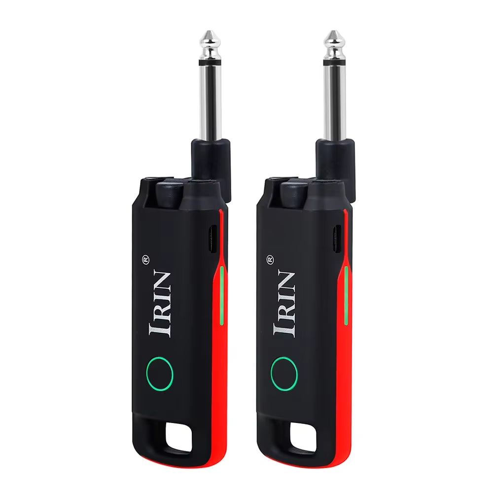 5.8G Wireless Guitar System Support Quick Charger 1100Mah Battery,2.4G Transmitter Receiver Rechargeable UHF Guitar Wireless