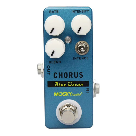 Mosky Guitar Pedal Overdrive Distortion Booster Delay Fuzz Effect Pedal Power Supply Cabinet Simulation Guitar Accessories