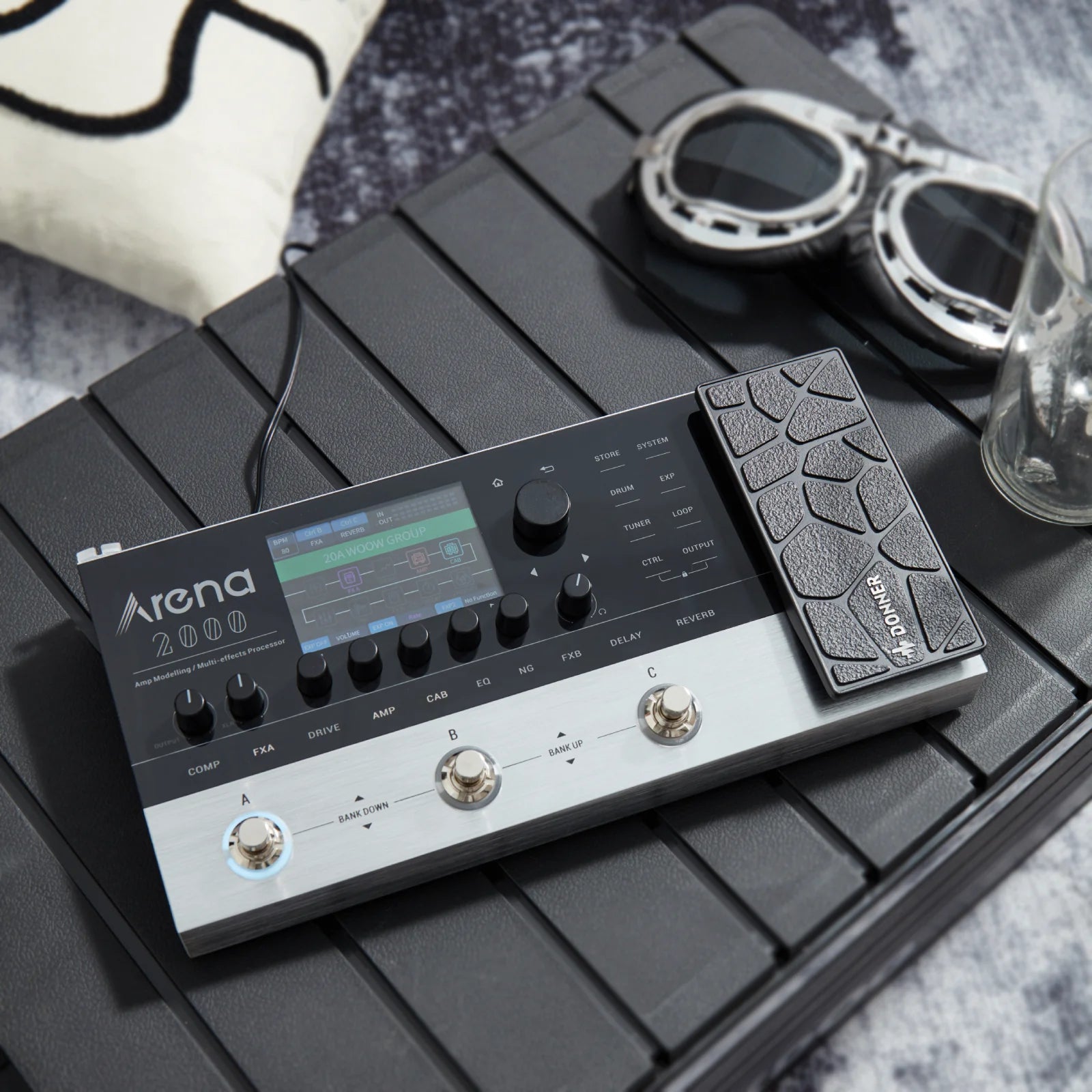Arena 2000 Multi-Effect Guitar Pedal AMP Modeling Multiple Effects Processor