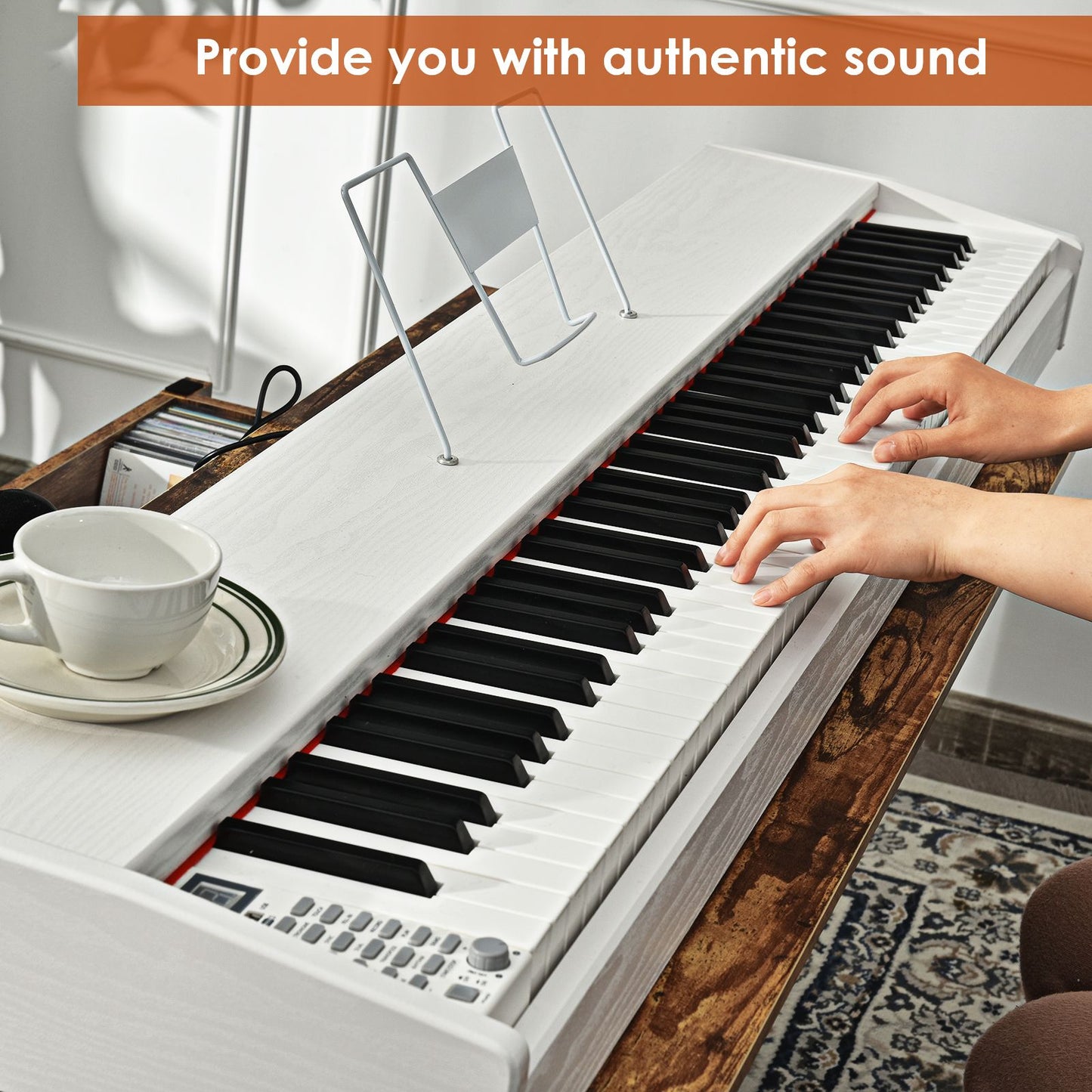Full Size Weighted 88-Key Digital Piano for Beginner