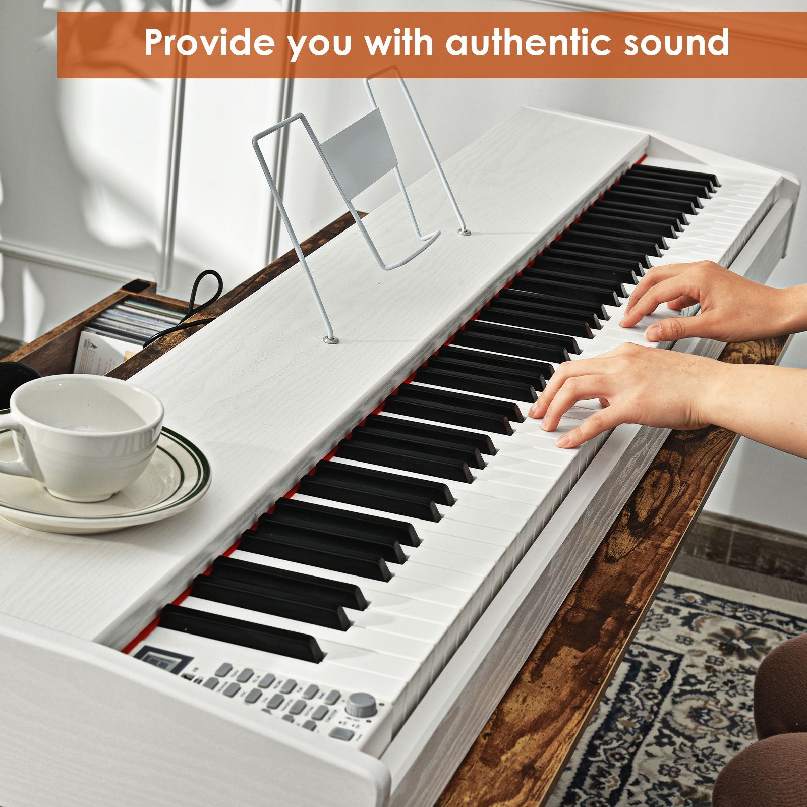 Full Size Weighted 88-Key Digital Piano for Beginner