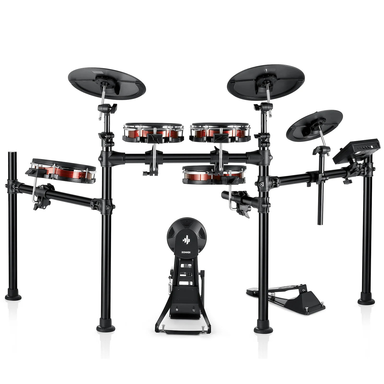 DED-200 MAX Electronic Drum Set 5-Drum 3-Cymbal with Drum Throne/Headphone