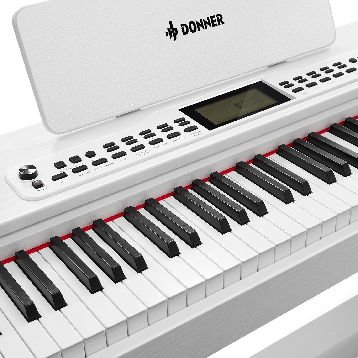 DDP-95 88 Key Weighted Upright Digital Piano for Beginners with 4.3" LCD