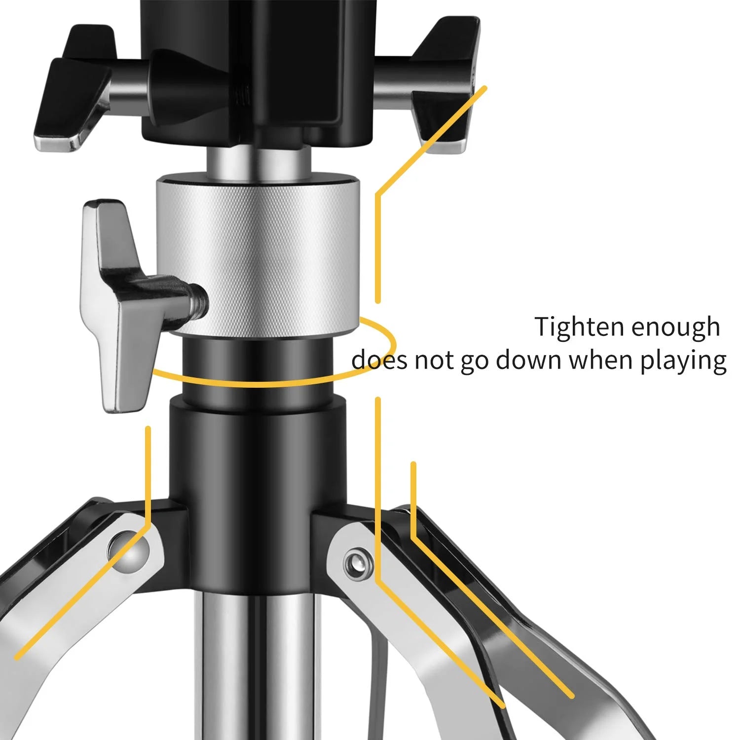 Adjustable Drum Throne Padded Stool Motorcycle Style Drum Chair for Music Show