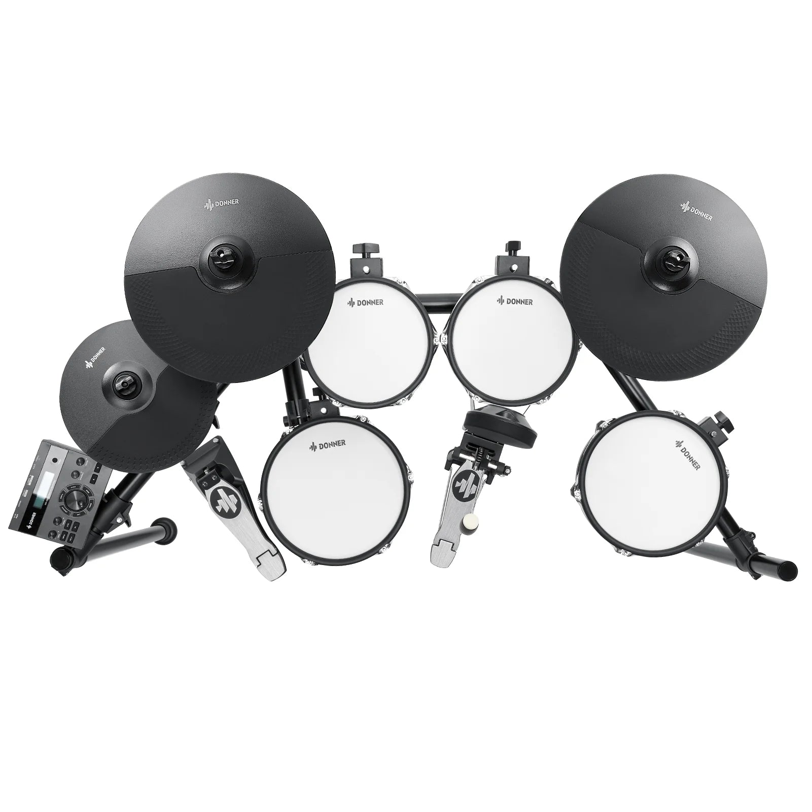 DED-200 MAX Electronic Drum Set 5-Drum 3-Cymbal with Drum Throne/Headphone