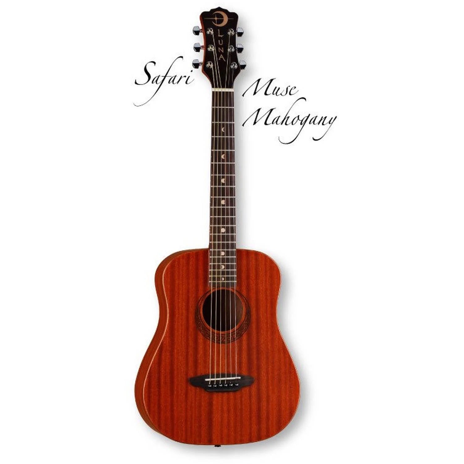 Safari Muse Travel Acoustic Guitar Mahogany with Gig Bag