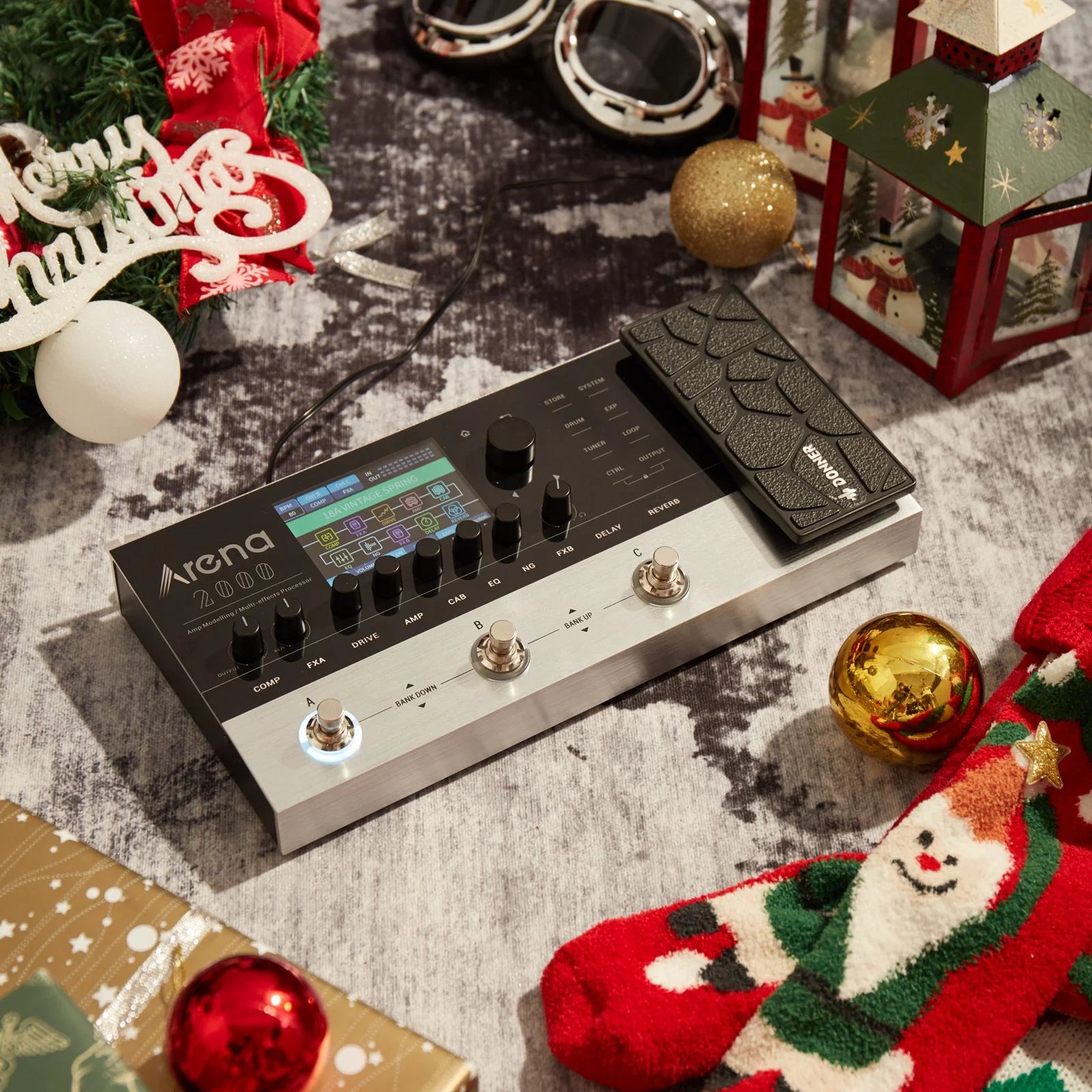 Arena 2000 Multi-Effect Guitar Pedal AMP Modeling Multiple Effects Processor