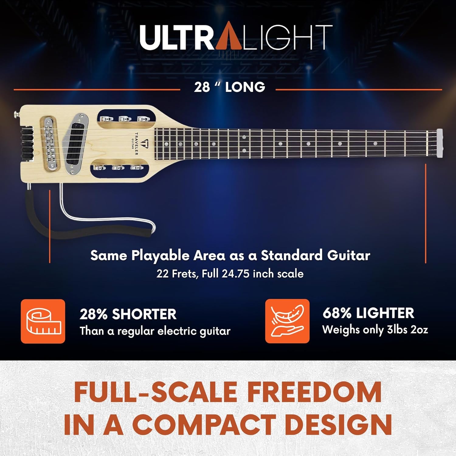 6 String Solid-Body Electric, Right, Maple, (ULE MPS)