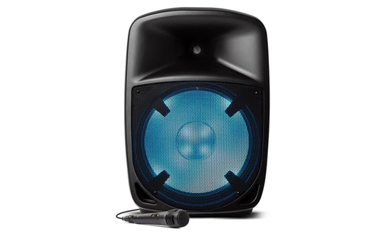 Pro Glow 1500 Portable Bluetooth Speaker, Black, PROGLOW1500