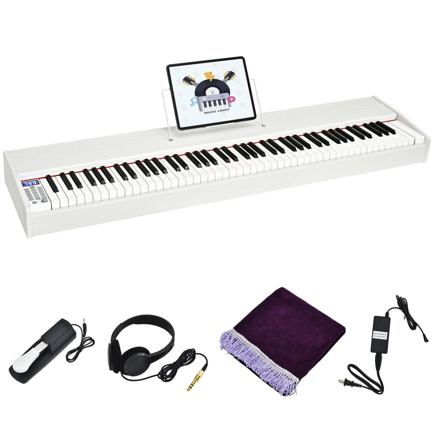 Full Size Weighted 88-Key Digital Piano for Beginner
