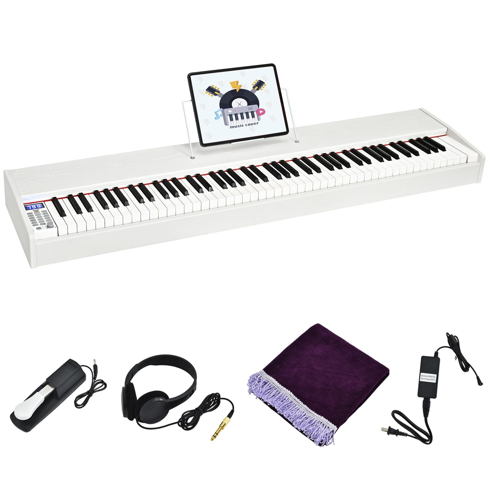 Full Size Weighted 88-Key Digital Piano for Beginner