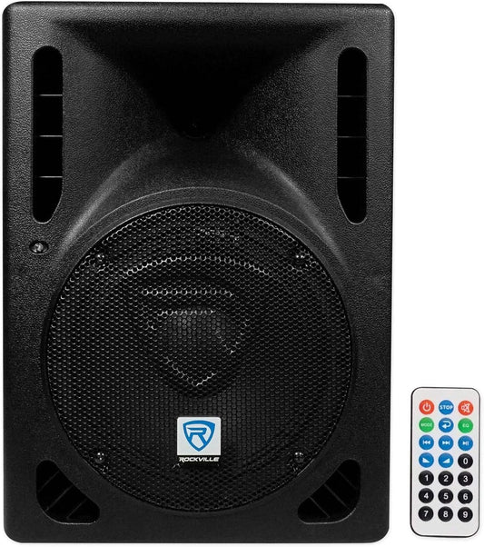 RPG8BT V2 8" Powered 400W DJ PA Speaker Bluetooth/Wireless/Remote/Eq, Black