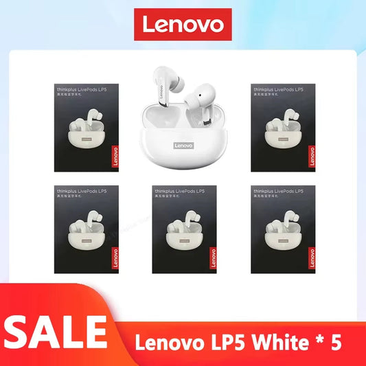 100% Original  LP5 Wireless Bluetooth Earbuds Hifi Music Earphone with Mic Headphones Sports Waterproof Headset 2022 New