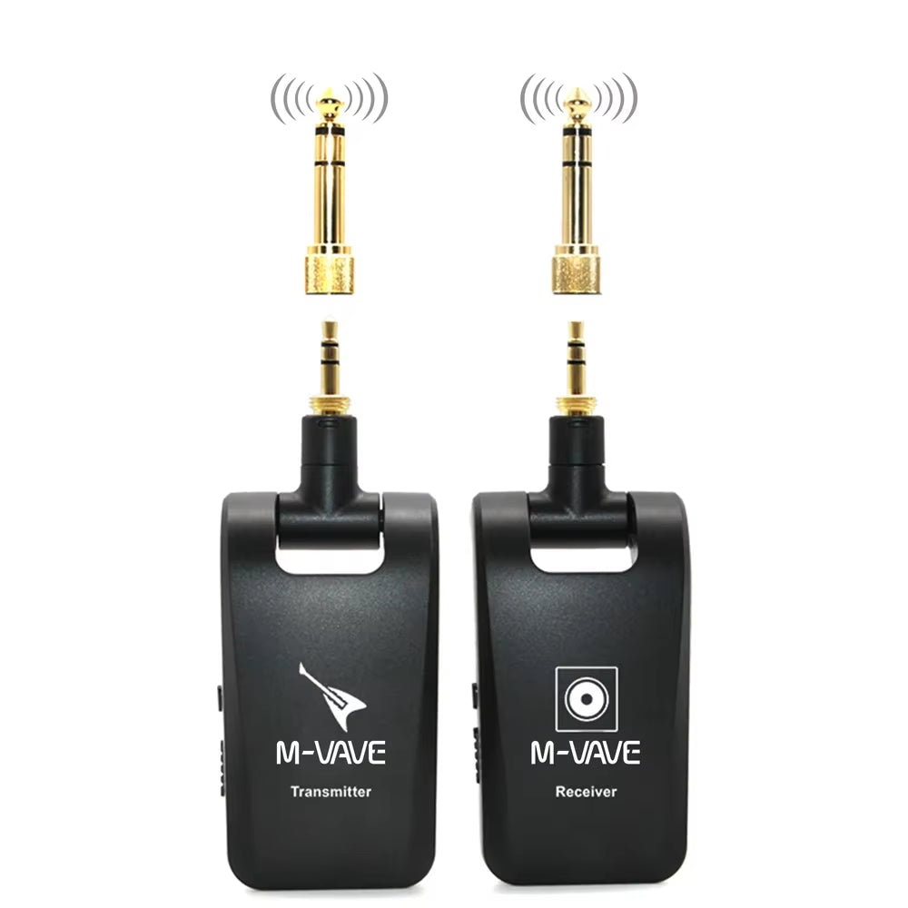 5.8G Wireless Guitar System Support Quick Charger 1100Mah Battery,2.4G Transmitter Receiver Rechargeable UHF Guitar Wireless
