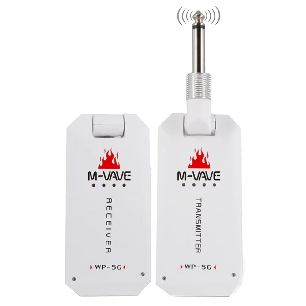 5.8G Wireless Guitar System Support Quick Charger 1100Mah Battery,2.4G Transmitter Receiver Rechargeable UHF Guitar Wireless